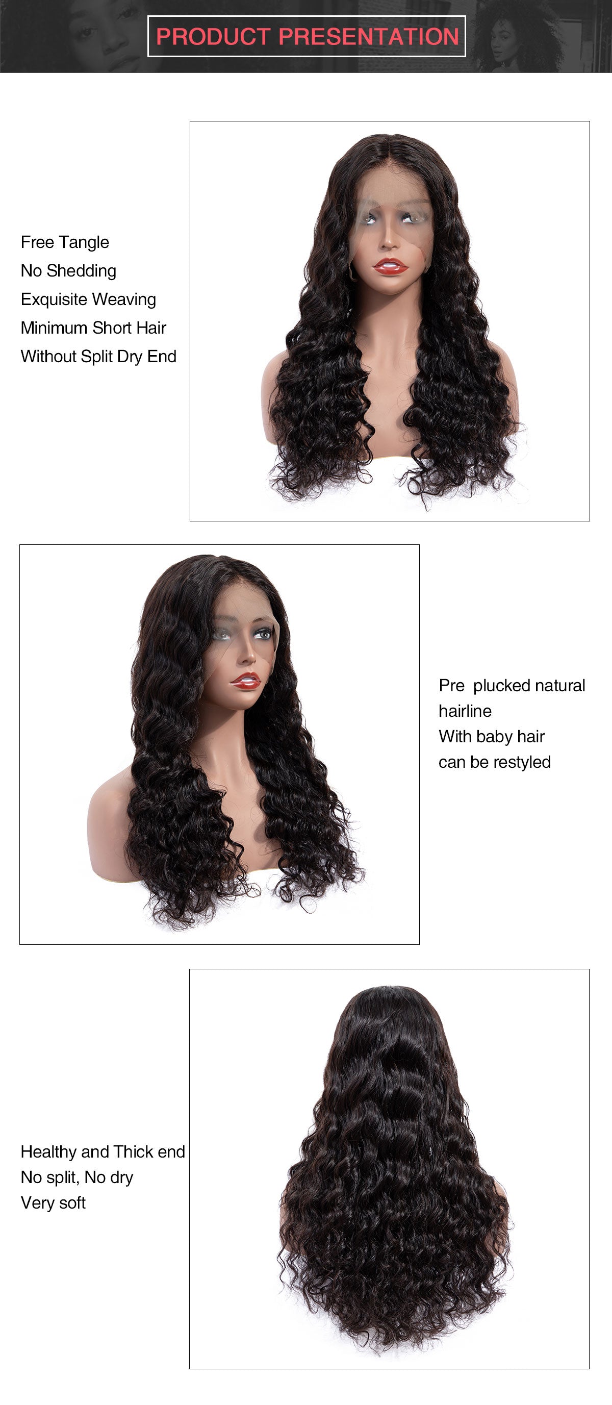 Loose Wave 13*4 Hd Lace Front Wig