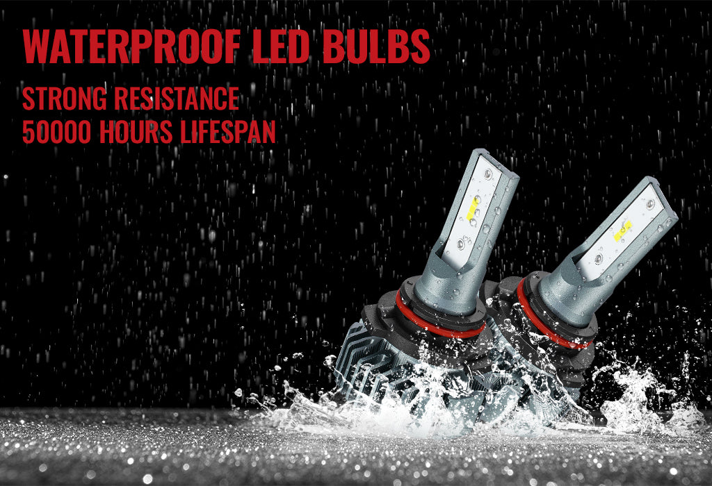 9006/HB4 LED  Headlight Bulbs 120W 6000K 14000LM White 2Pcs