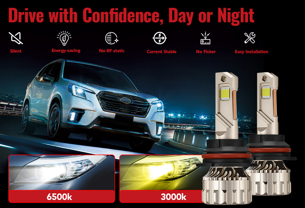 9007/HB5 LED Headlight Bulbs