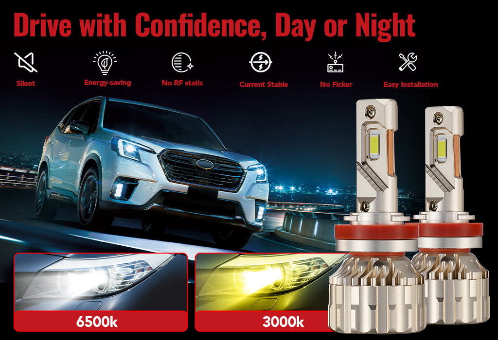 H11 H8 H9 LED Headlight Bulbs