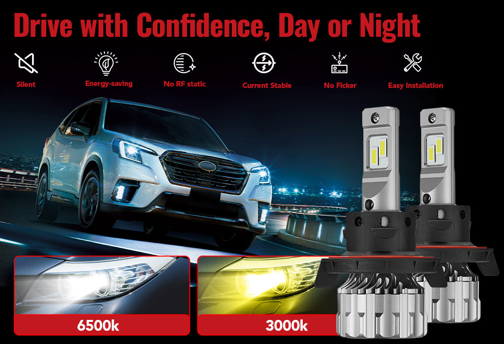 H13/9008 LED Headlight Bulbs
