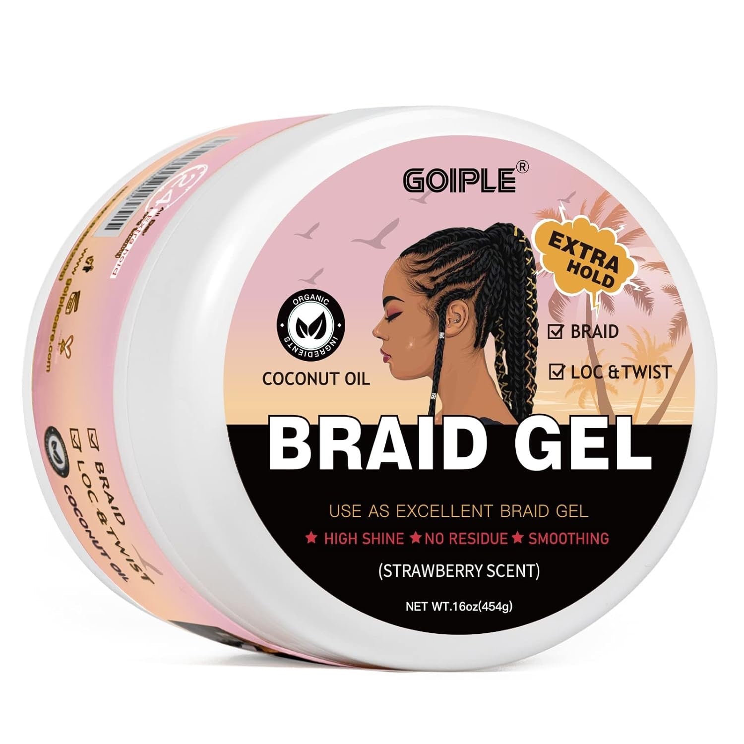 Goiple Braid Gel Strong Hold 16oz