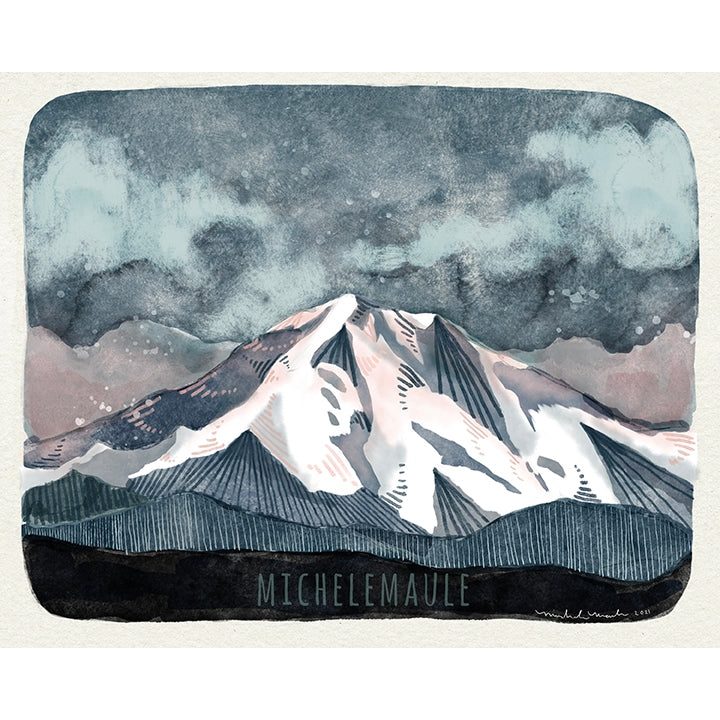 Mt Rainer Art Print