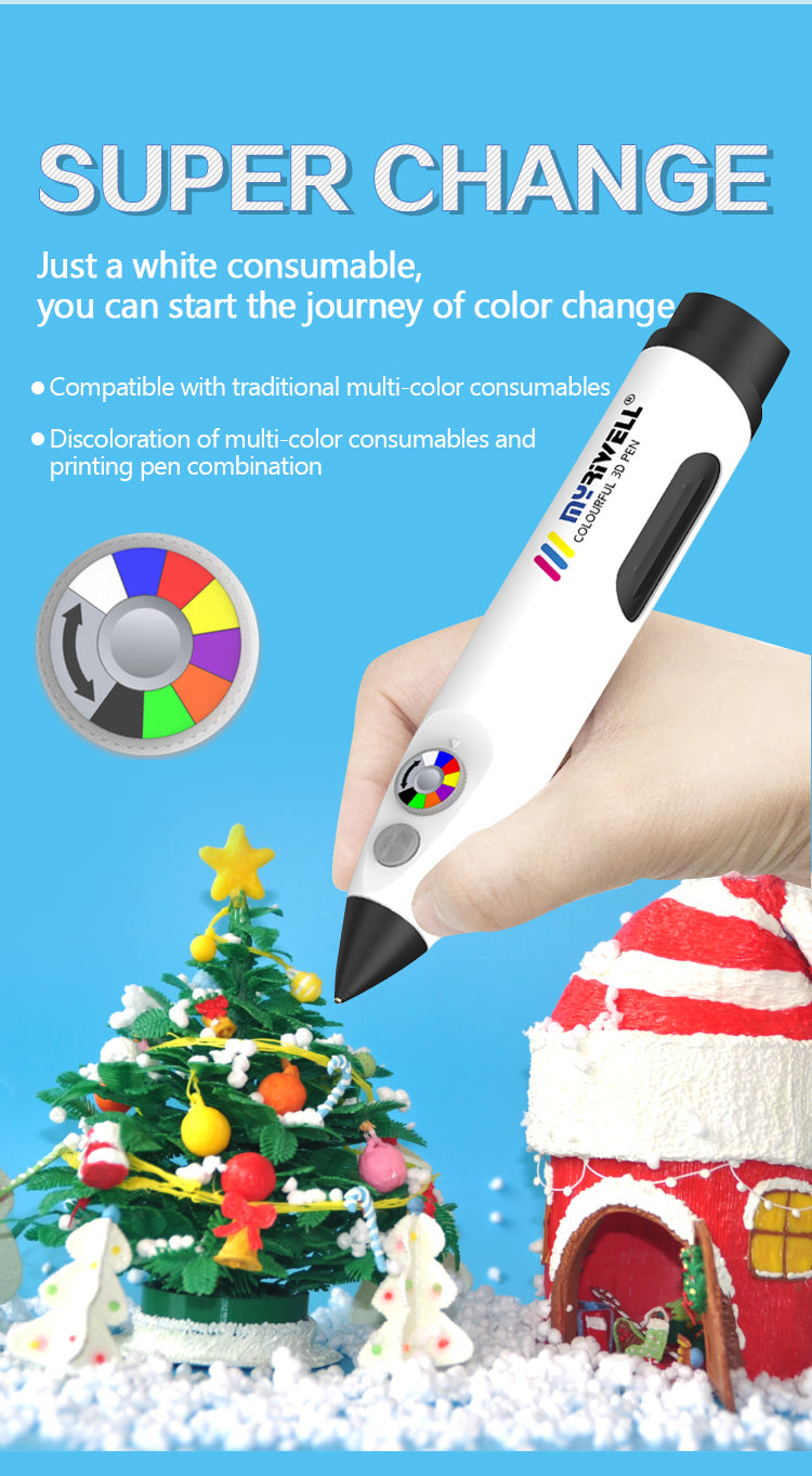 colourful 3d pen