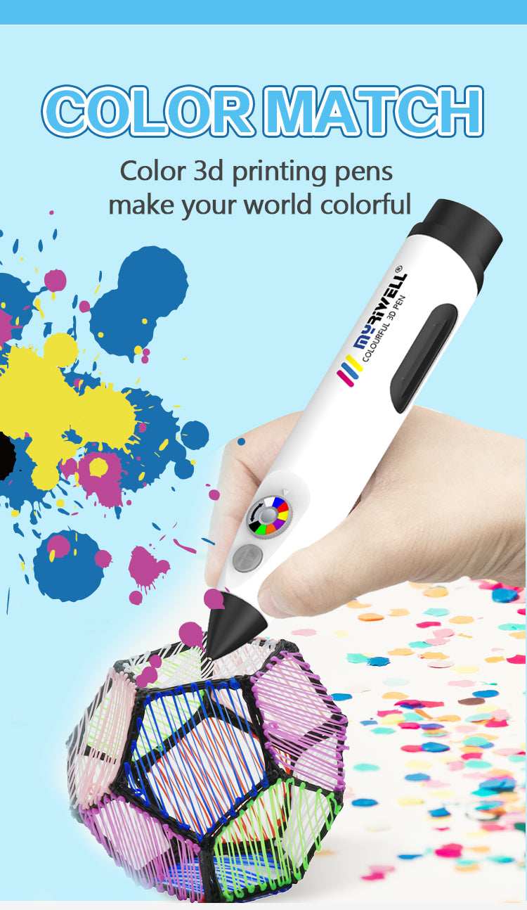 colourful 3d pen
