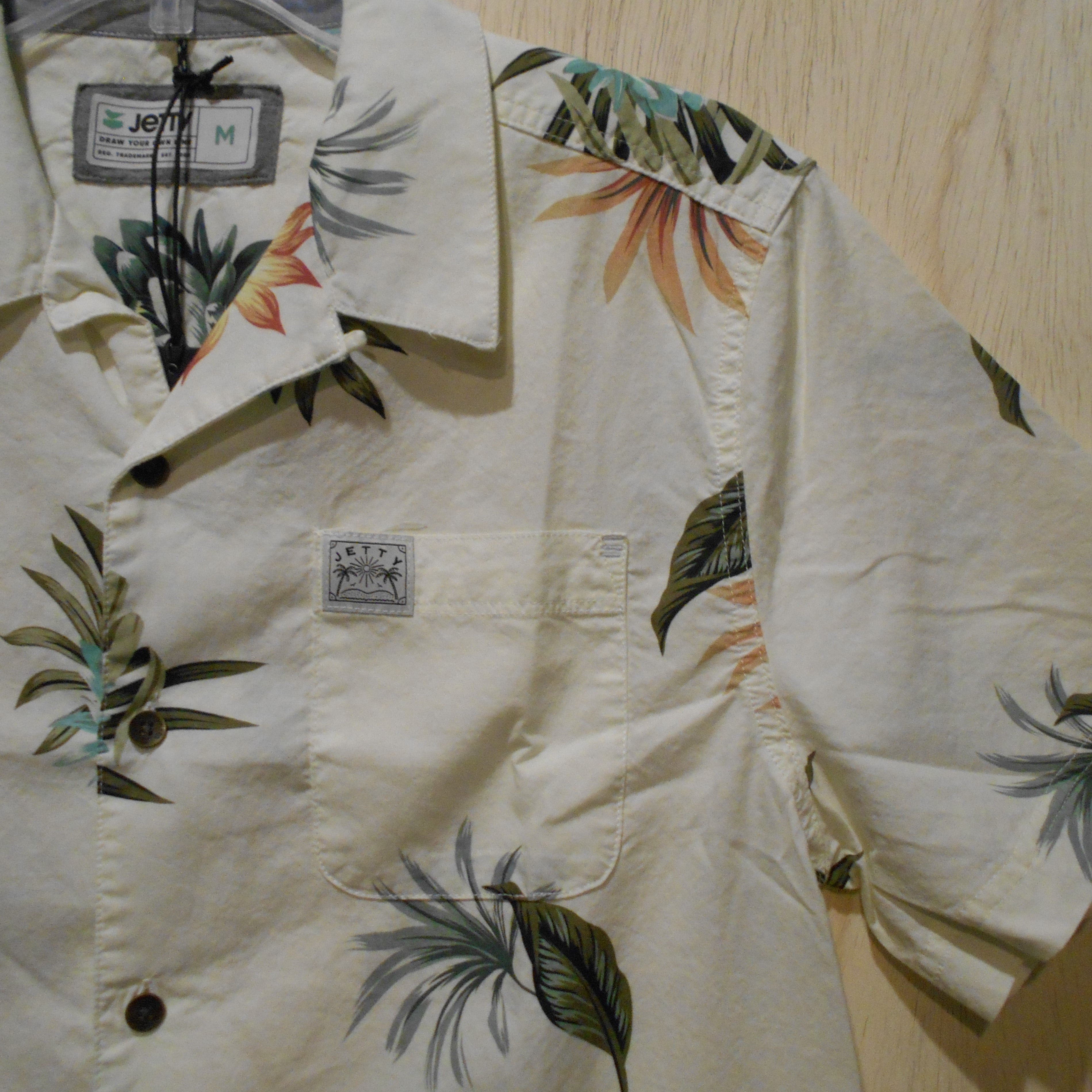 Jetty Dockside Party SS Woven Shirt - Size M