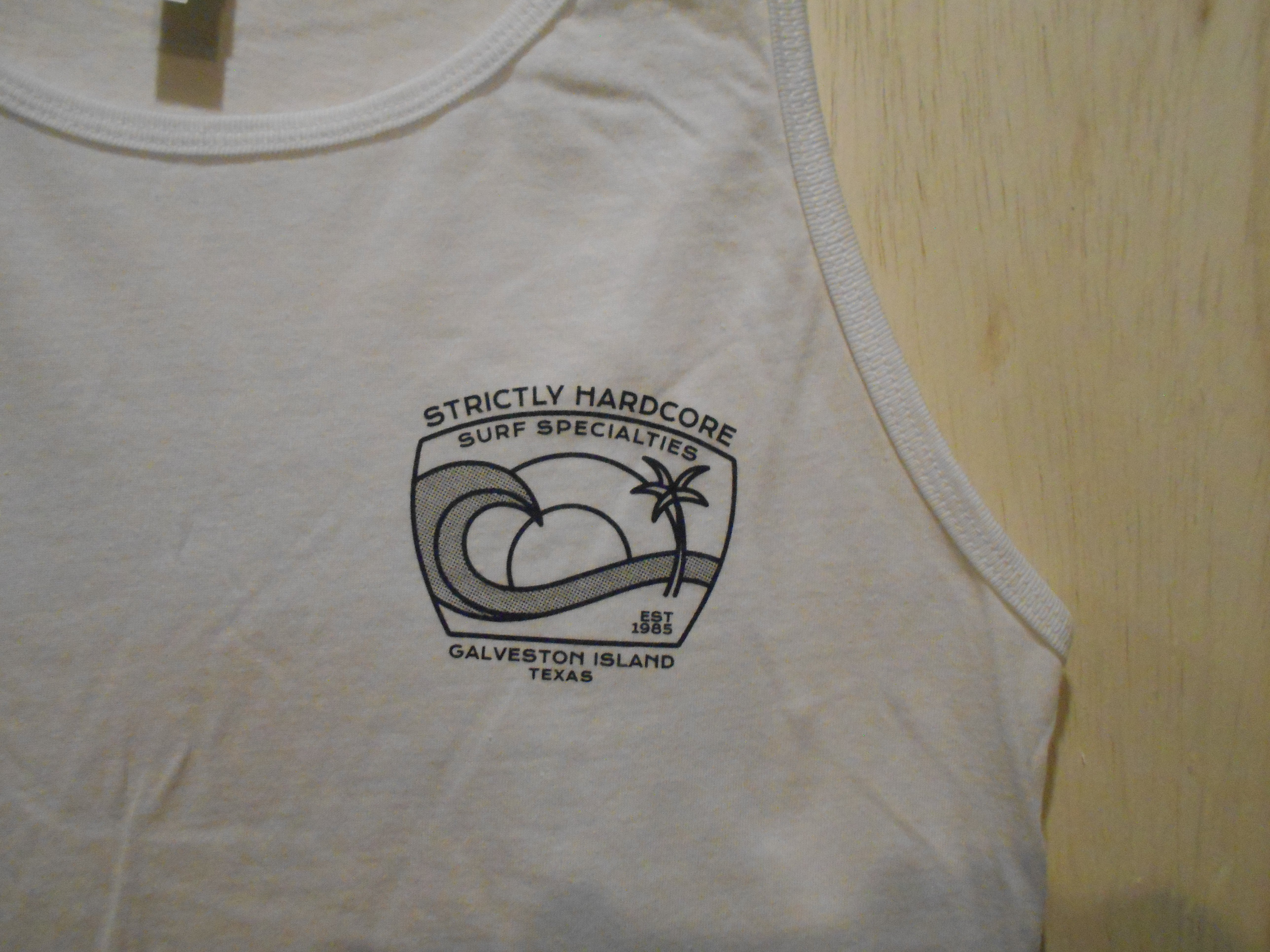 Strictly Hardcore Tropical Beach Wave Tank Top