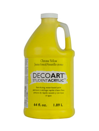 DecoArt, Student Acrylic Paint, 1/2 Gallon, 3-Pack