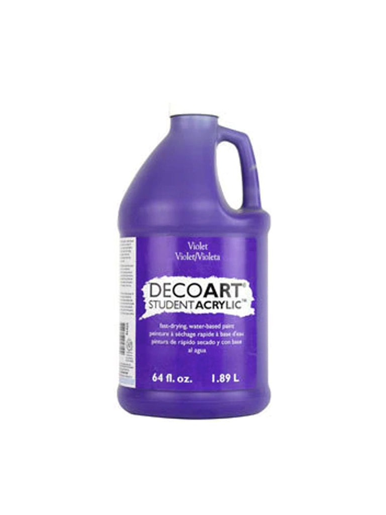 DecoArt, Student Acrylic Paint, 1/2 Gallon, 3-Pack