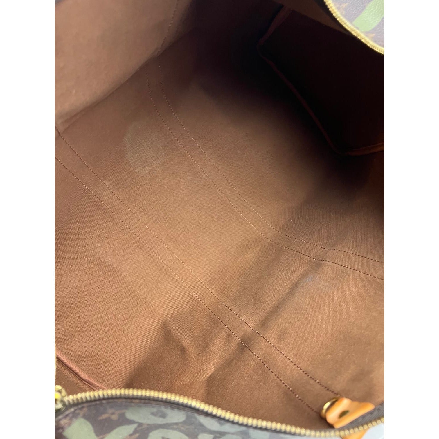 LOUIS VUITTON?Keepall 50 Monogram Graffiti Green Duffle Bag