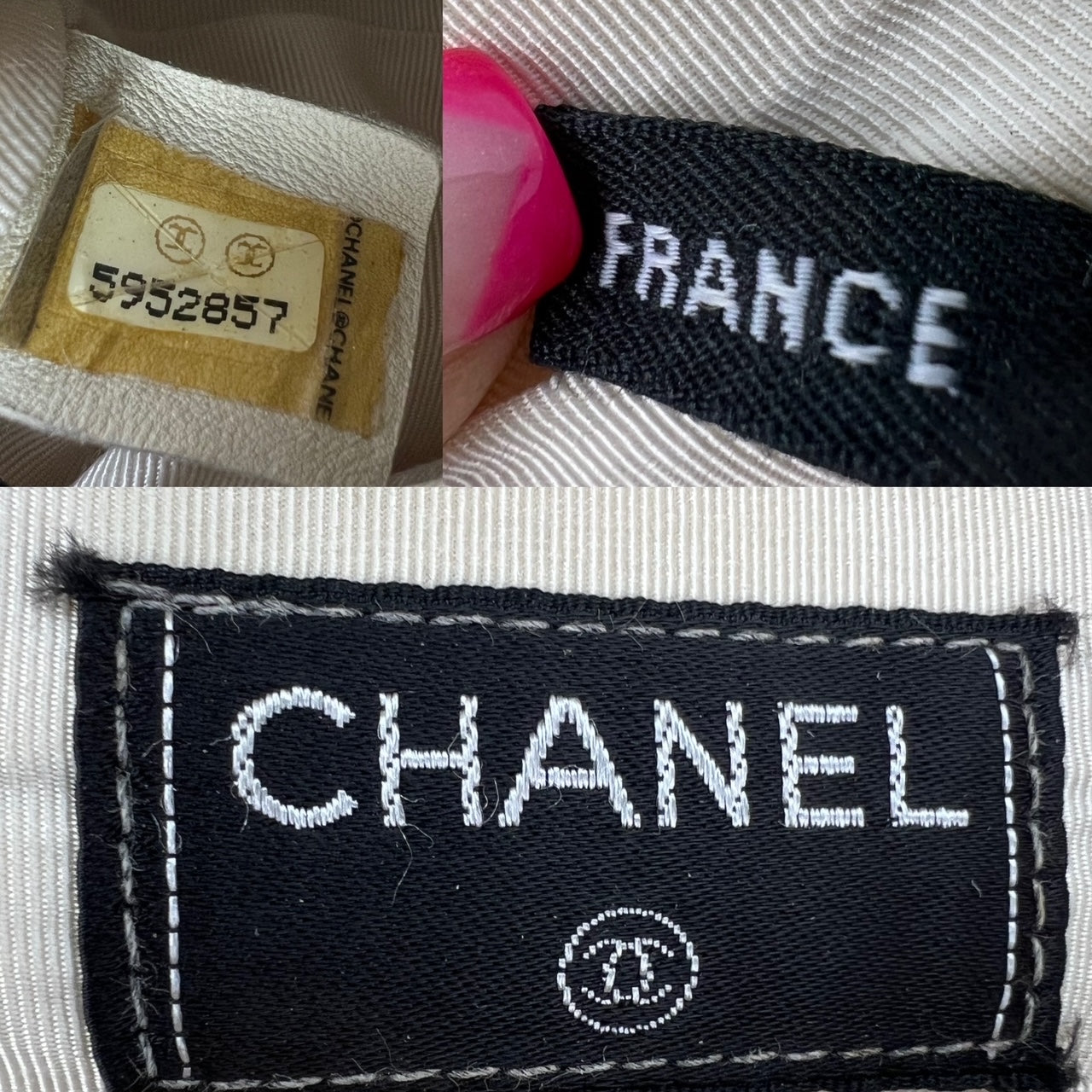 Chanel 2.55 Reissue 225 Single Flap Pink Multicolor Cotton Tweed Shoulder Bag