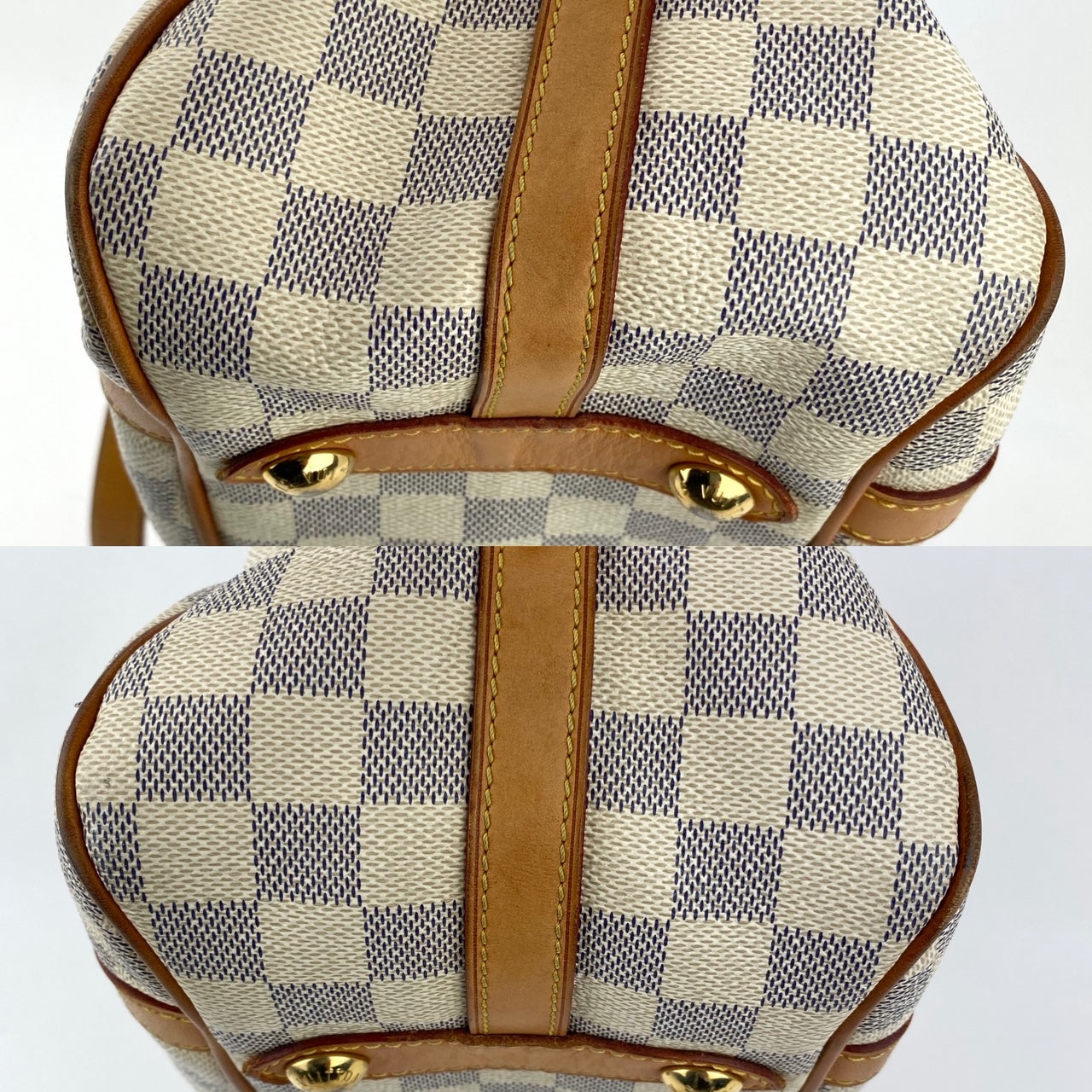 LOUIS VUITTON Stresa PM Shoulder Hand Bag Damier Azur Canvas N42220