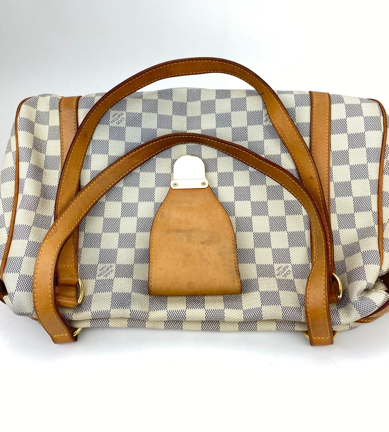 LOUIS VUITTON Stresa PM Shoulder Hand Bag Damier Azur Canvas N42220