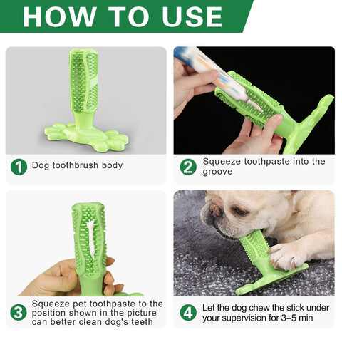 Dog Toothbrush Stick Tooth Cleaner Pet Chew Teeth Cleaning Massager