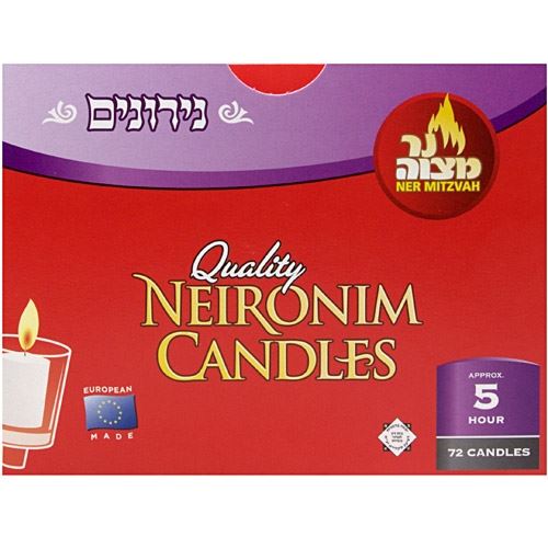 5 Hour Neironim Candles (72 Count)