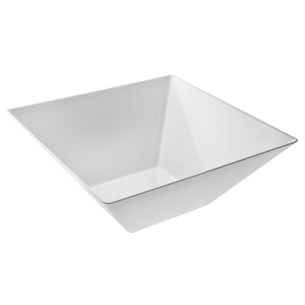 White Square Salad Bowls