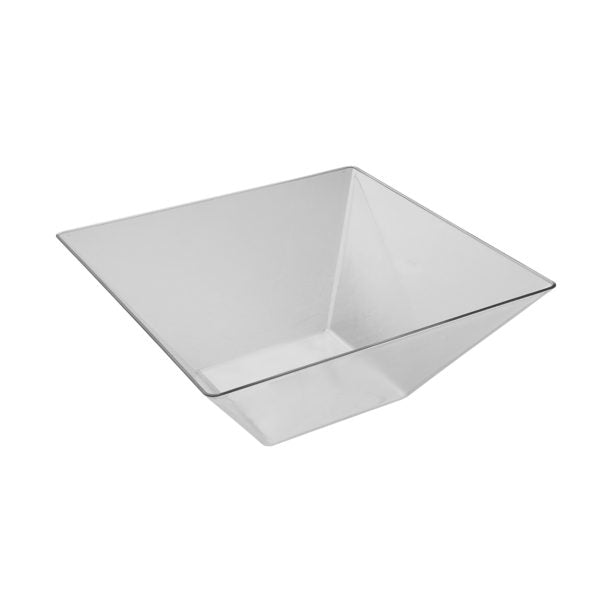 Clear Square Salad Bowls