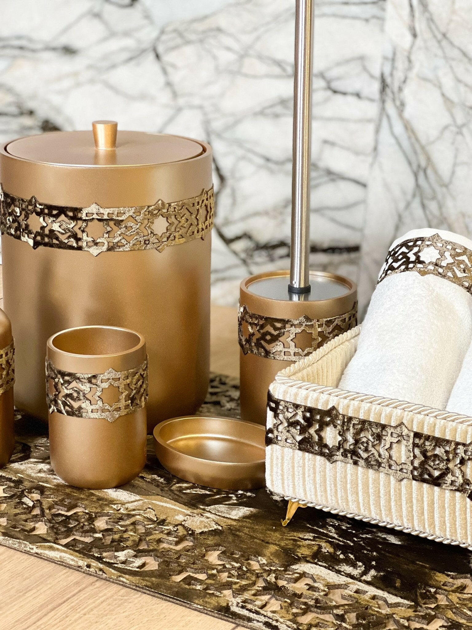 Ottoman Exclusive Coffee Bathroom Set