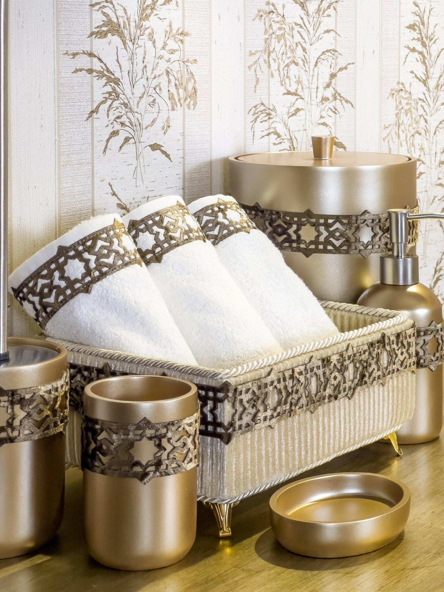 Ottoman Exclusive Coffee Bathroom Set