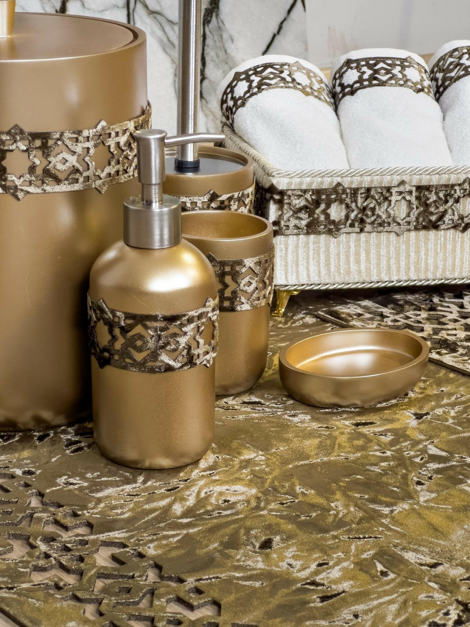 Ottoman Exclusive Coffee Bathroom Set