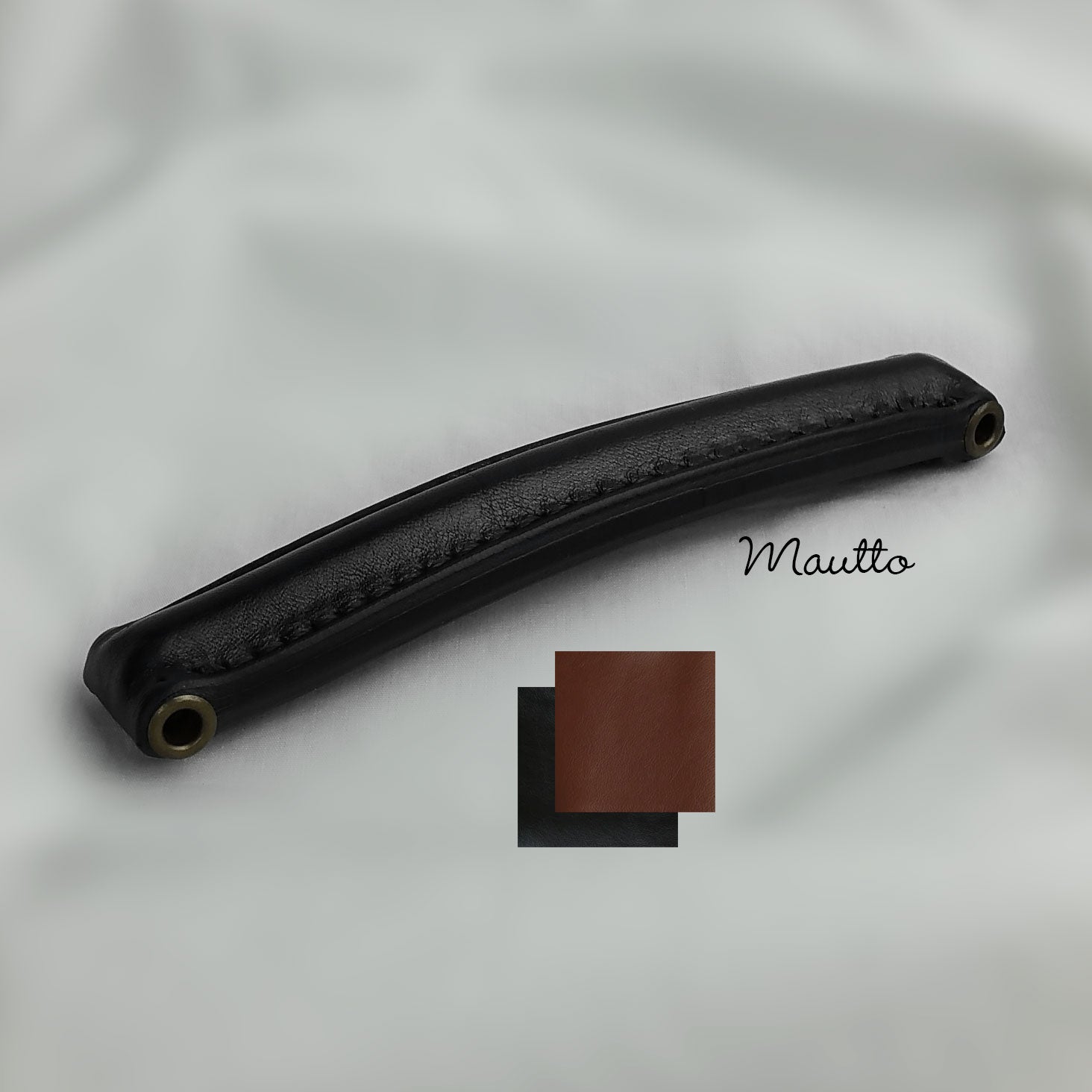 Leather Briefcase Handle - Reinforced & Structured - 6 inch Length, 1 inch Wide, 3/4 inch Thickness - for Repair, Replacement, DIY