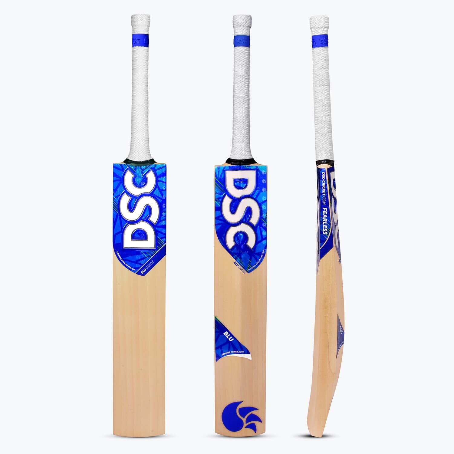 DSC BLU Dazzle English Willow Cricket Bat