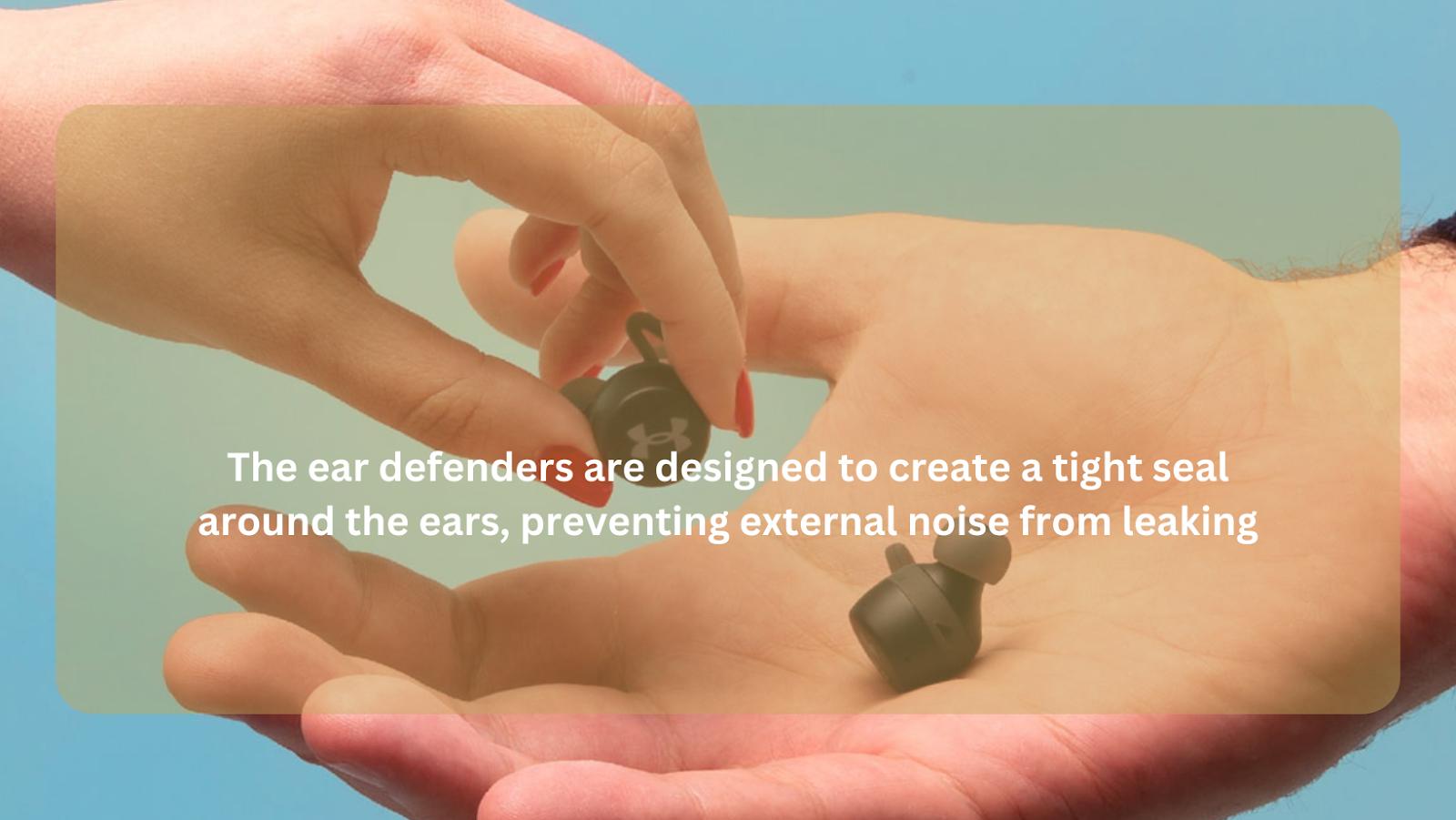 Protective ear defenders with noise reduction capabilities for a peaceful experience.