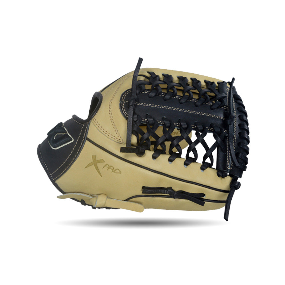 IKJ Xpro Series 11.75 INCH Double Welt Model INFIELD/PITCHER Baseball Glove in Straw and Black