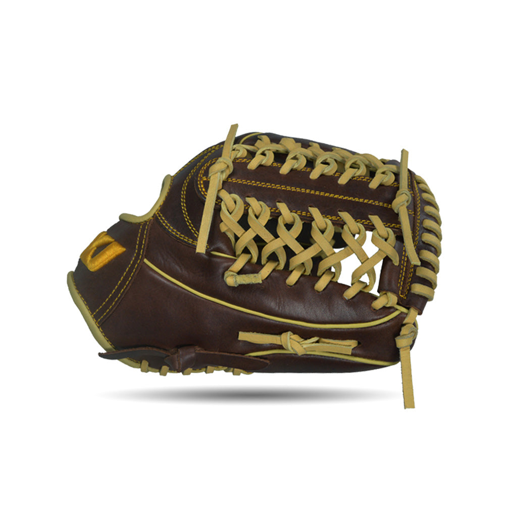 IKJ Core+ Series 11.75 INCH Crown Model INFIELD/PITCHER Baseball Glove in Dark Brown for RIGHT-HANDED Thrower