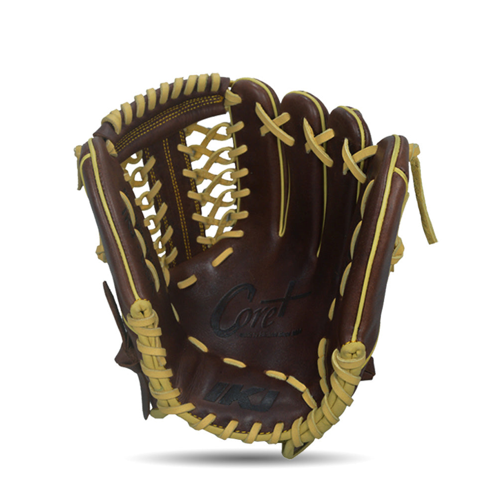 IKJ Core+ Series 11.75 INCH Crown Model INFIELD/PITCHER Baseball Glove in Dark Brown for RIGHT-HANDED Thrower