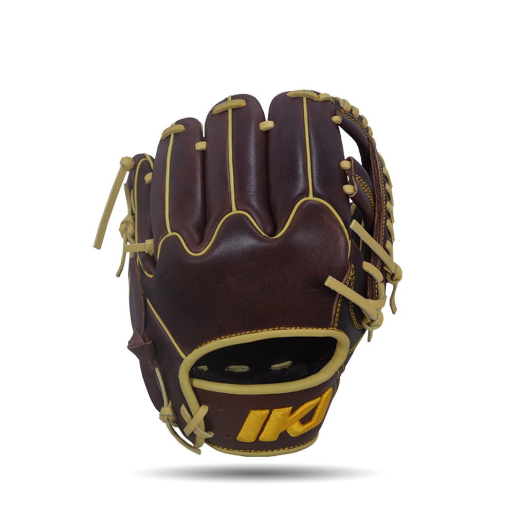 IKJ Core+ Series 11.5 INCH Crown Model INFIELD Baseball Glove in Dark Brown for RIGHT-HANDED Thrower