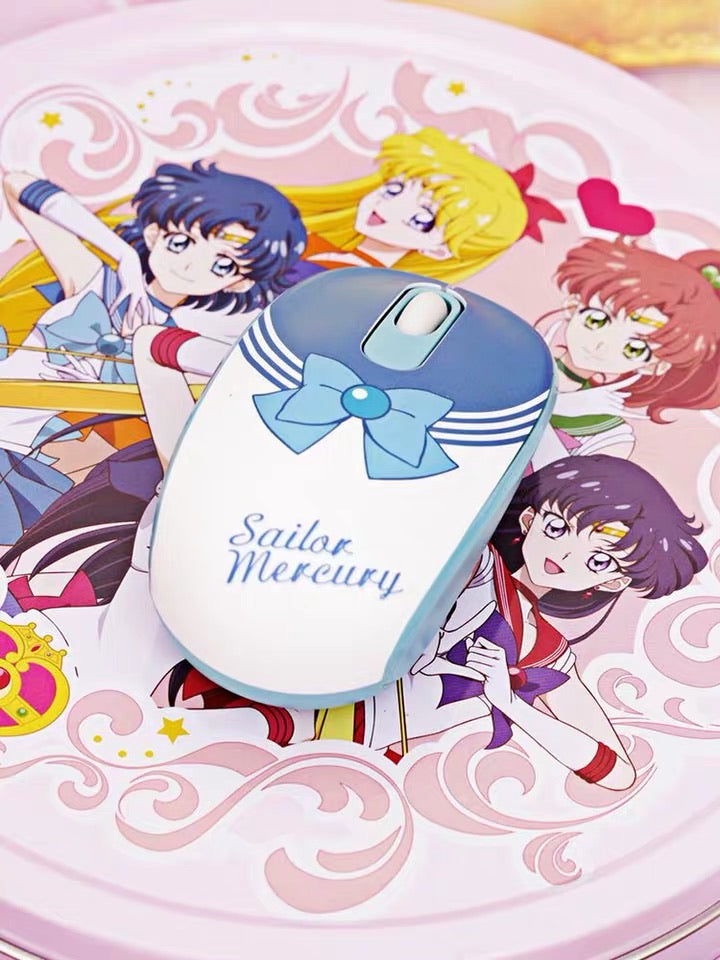 Sailormoon Jupiter Mars Venus mercury bluetooth mouse