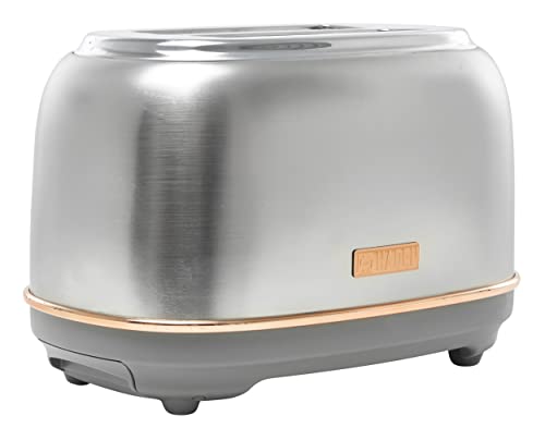 Haden Heritage Stainless Steel 2-Slice Toaster - Steel / Copper