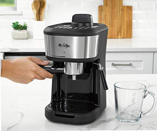 Mr. Coffee Espresso, Cappuccino and Latte Maker in Black