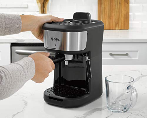 Mr. Coffee Espresso, Cappuccino and Latte Maker in Black