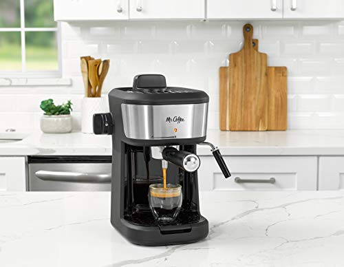 Mr. Coffee Espresso, Cappuccino and Latte Maker in Black