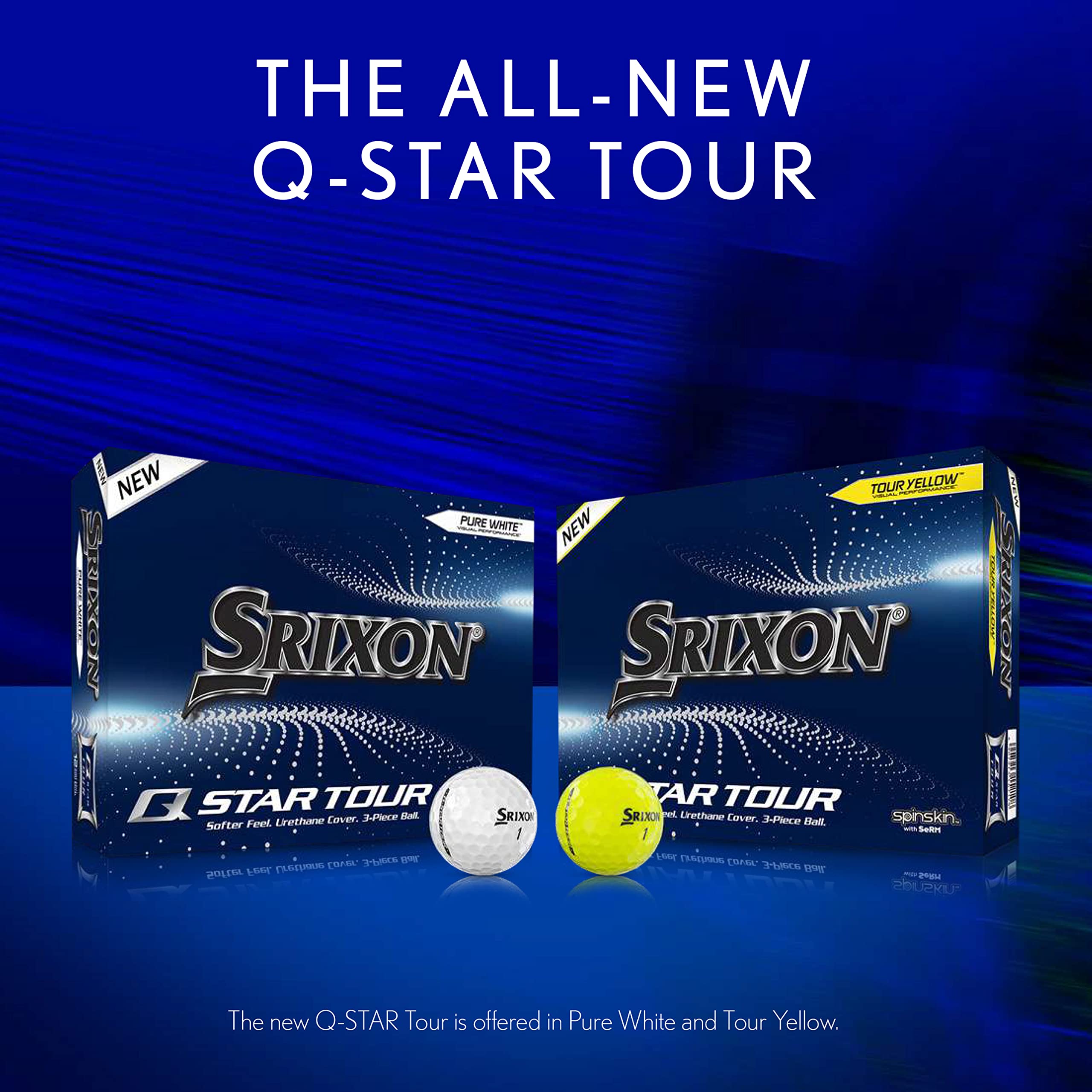 Srixon 2022 Q-STAR Tour 4 Golf Balls, Yellow