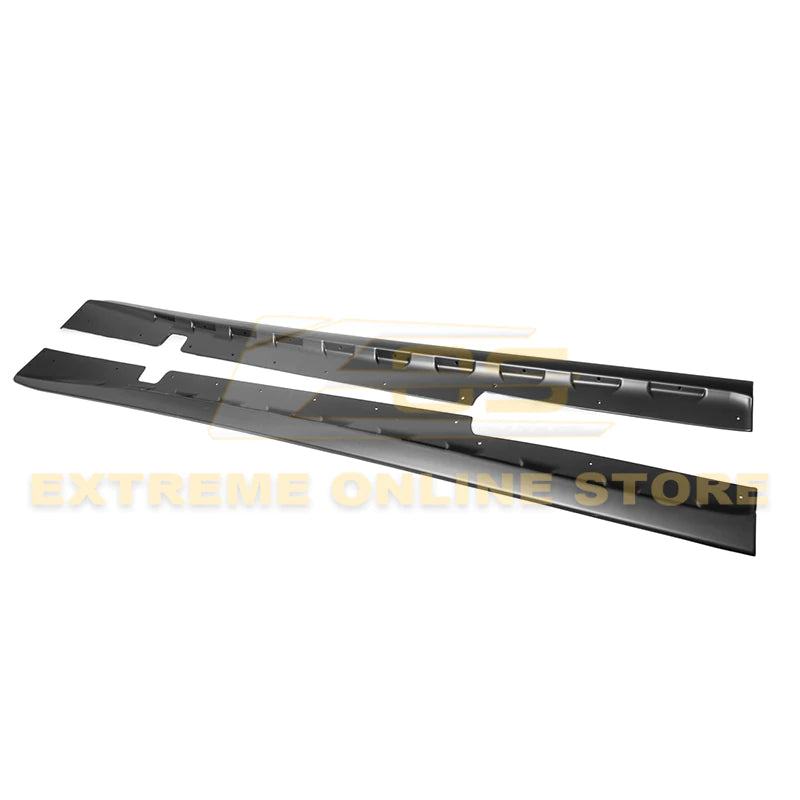 1997-04 Corvette C5 ZR1 Style Side Skirts Rocker Panels Primer Black Unpainted