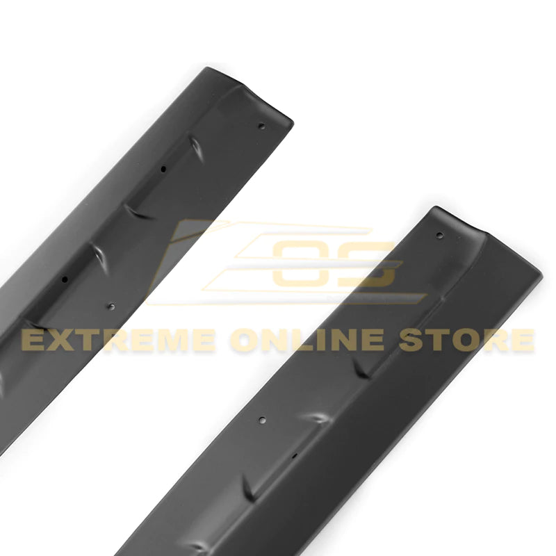 1997-04 Corvette C5 ZR1 Style Side Skirts Rocker Panels Primer Black Unpainted