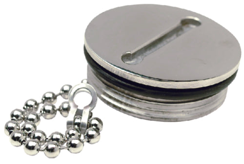 Seachoice 32551 Stainless Steel Replacement Cap For Seachoice 32551 Deck Fill 32251, 32261, 32271 or 32281