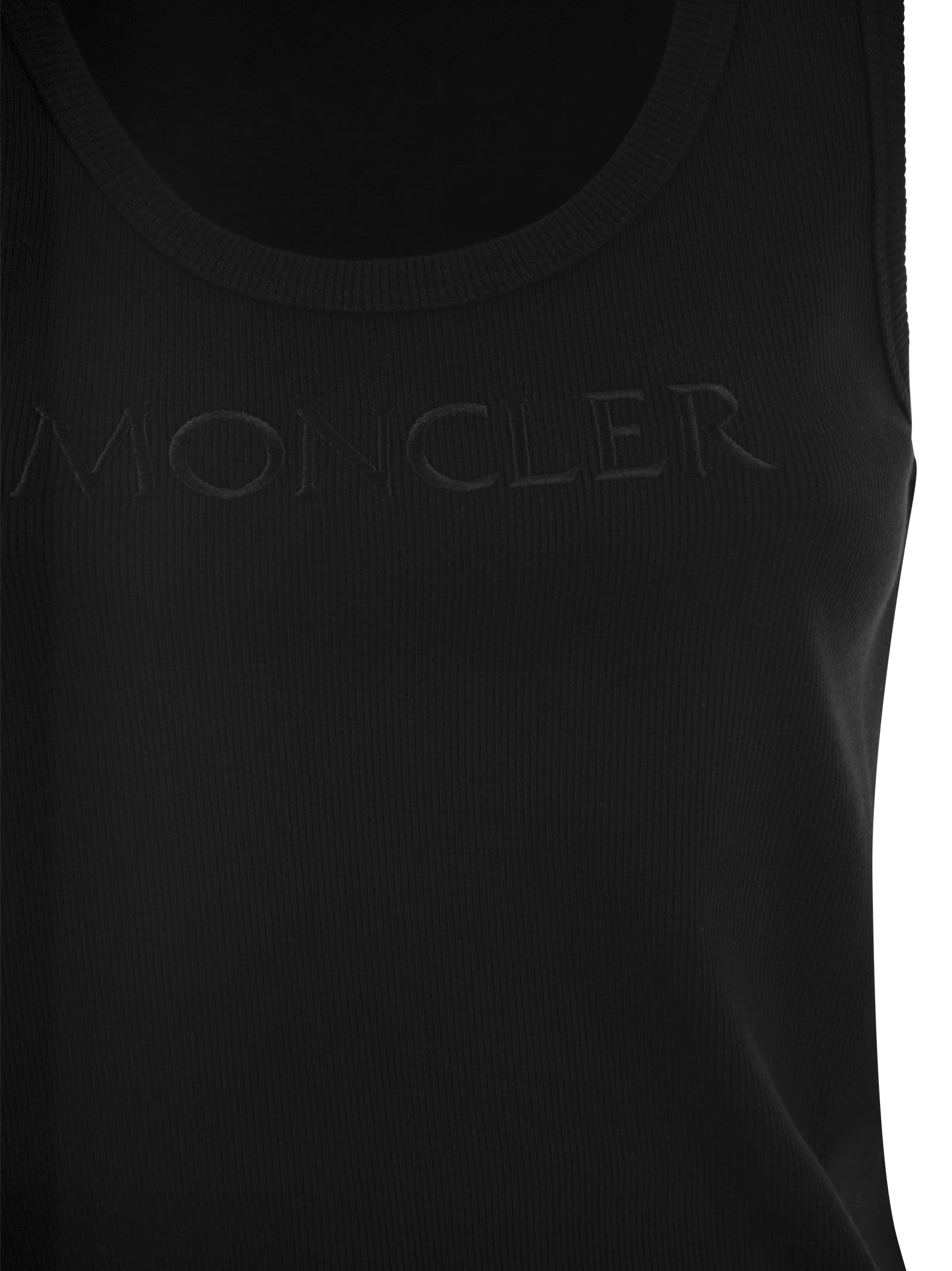 Moncler Logo Embroidered Sports Vest