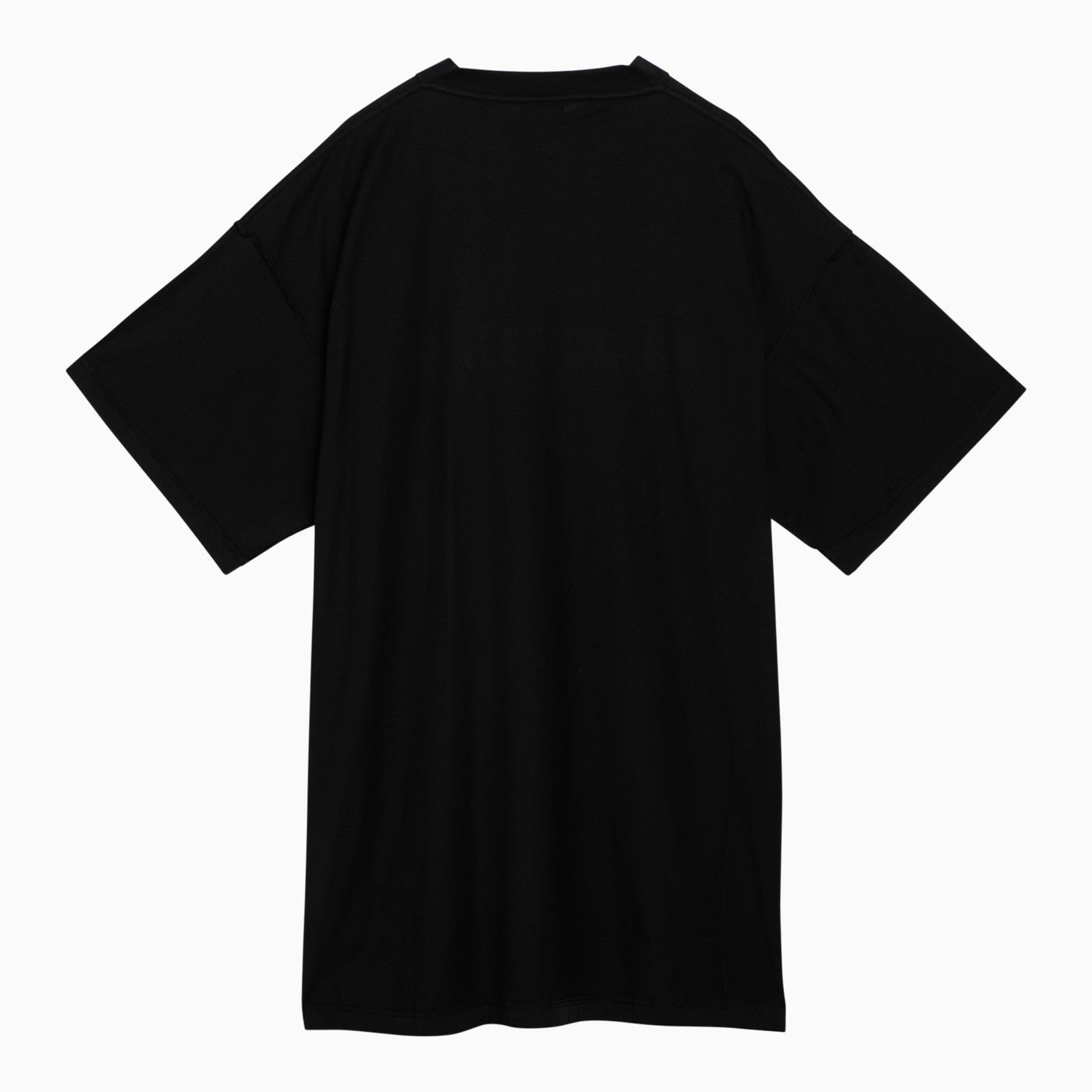 Balenciaga Black Cotton T Shirt With Logo