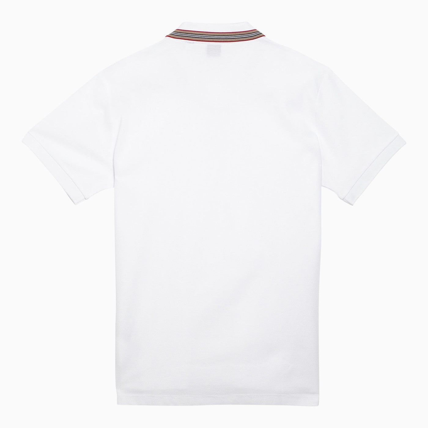Burberry Classic White Cotton Pique Polo Shirt