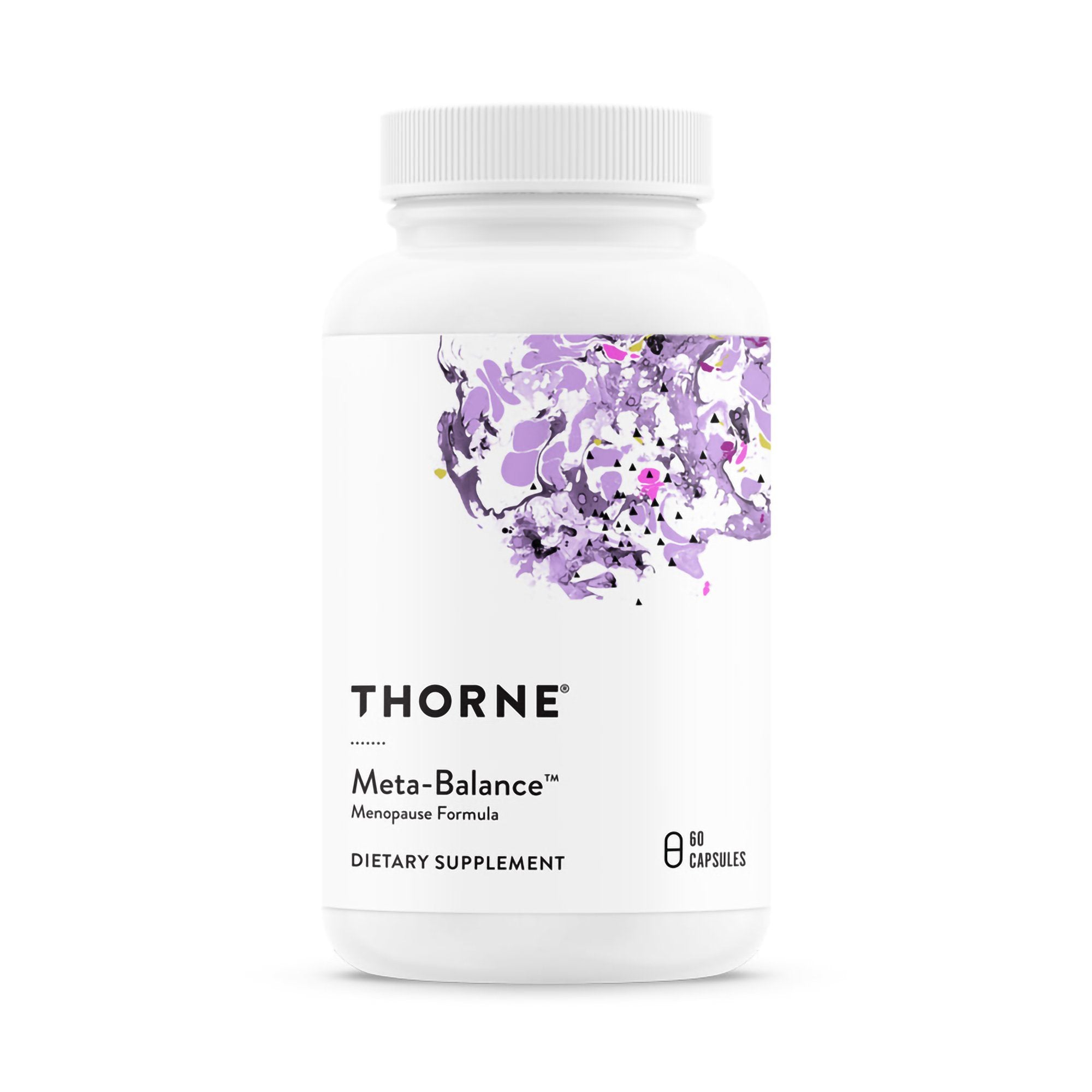 SUPPLEMENT, CAP META-BALANCE MENOPAUSE (60/BT12BT/CS), SOLD AS 1/BOTTLE THORNE SF711