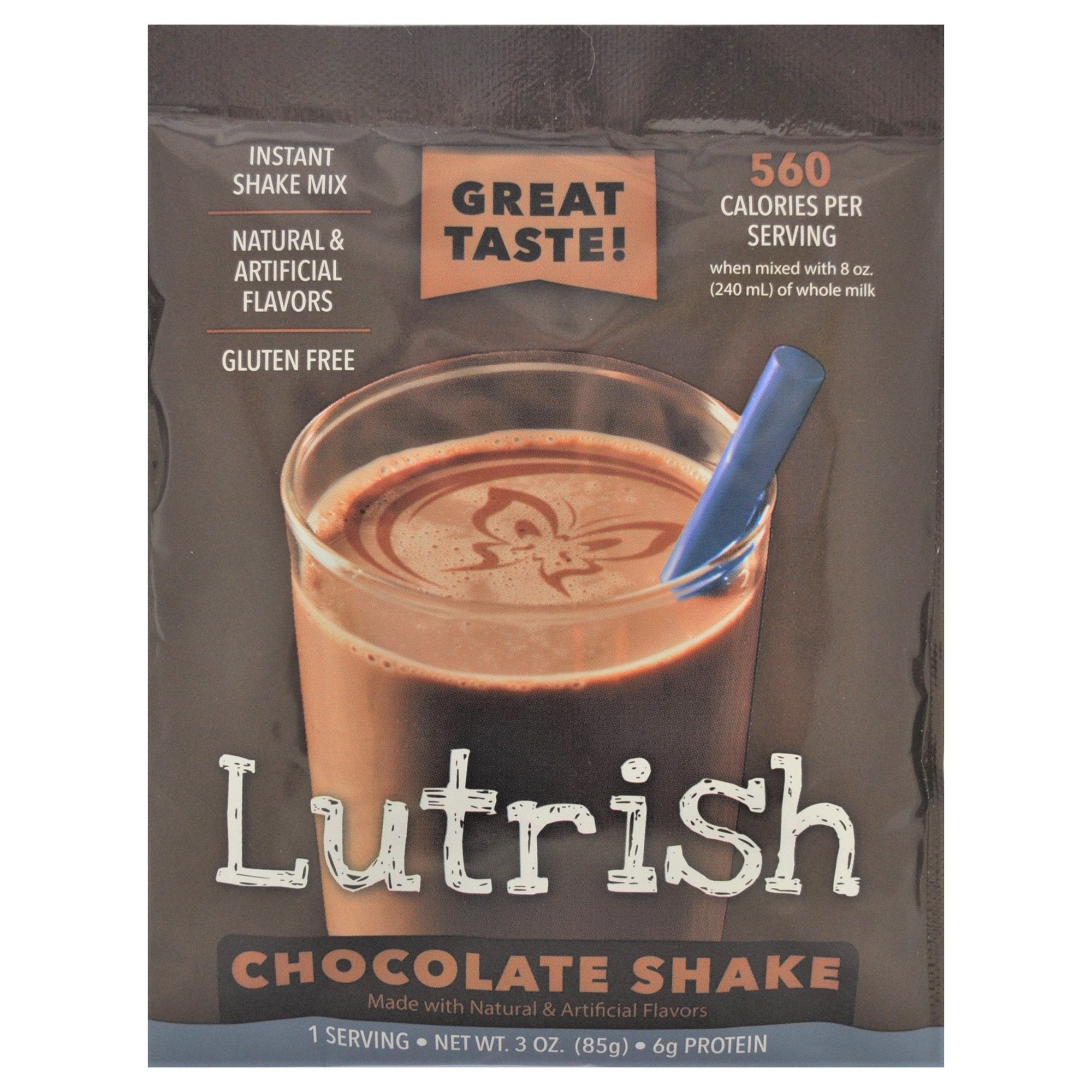 SHAKE, HIGH CALORIE MIX LUTRISH CHOCOLATE (24/CS), SOLD AS 24/CASE LUTRISH 60005-057-61