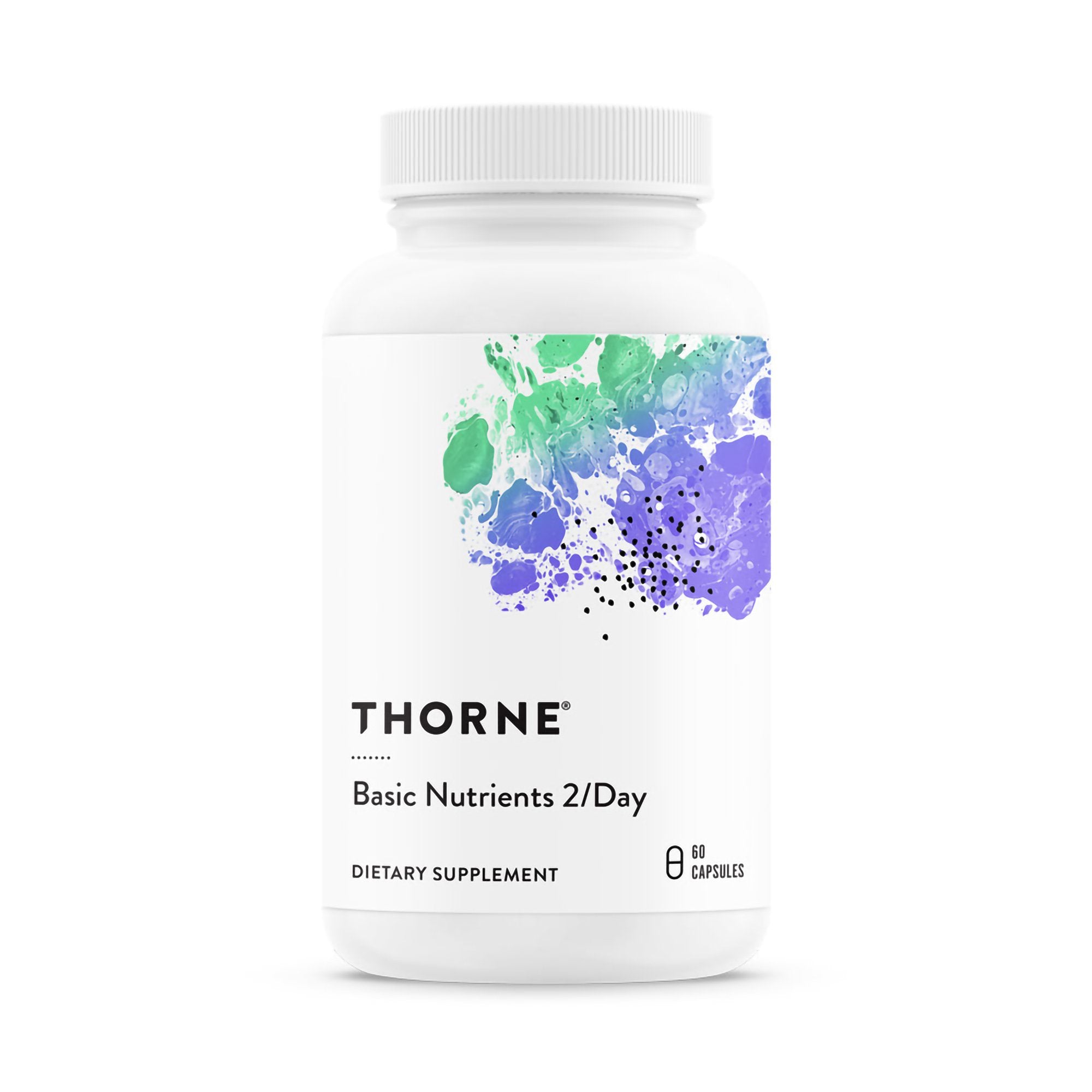 SUPPLEMENT, CAP BASIC NUTRIENTS 2DAY (60/BT 12BT/CS), SOLD AS 12/CASE THORNE VM2NC