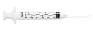 ULTIMED ULTICARE LOW DEAD SPACE NON-SAFETY SYRINGES. SYRINGE LOW DEAD SPACE3ML 22GX1-1/2 100/BX, BOX