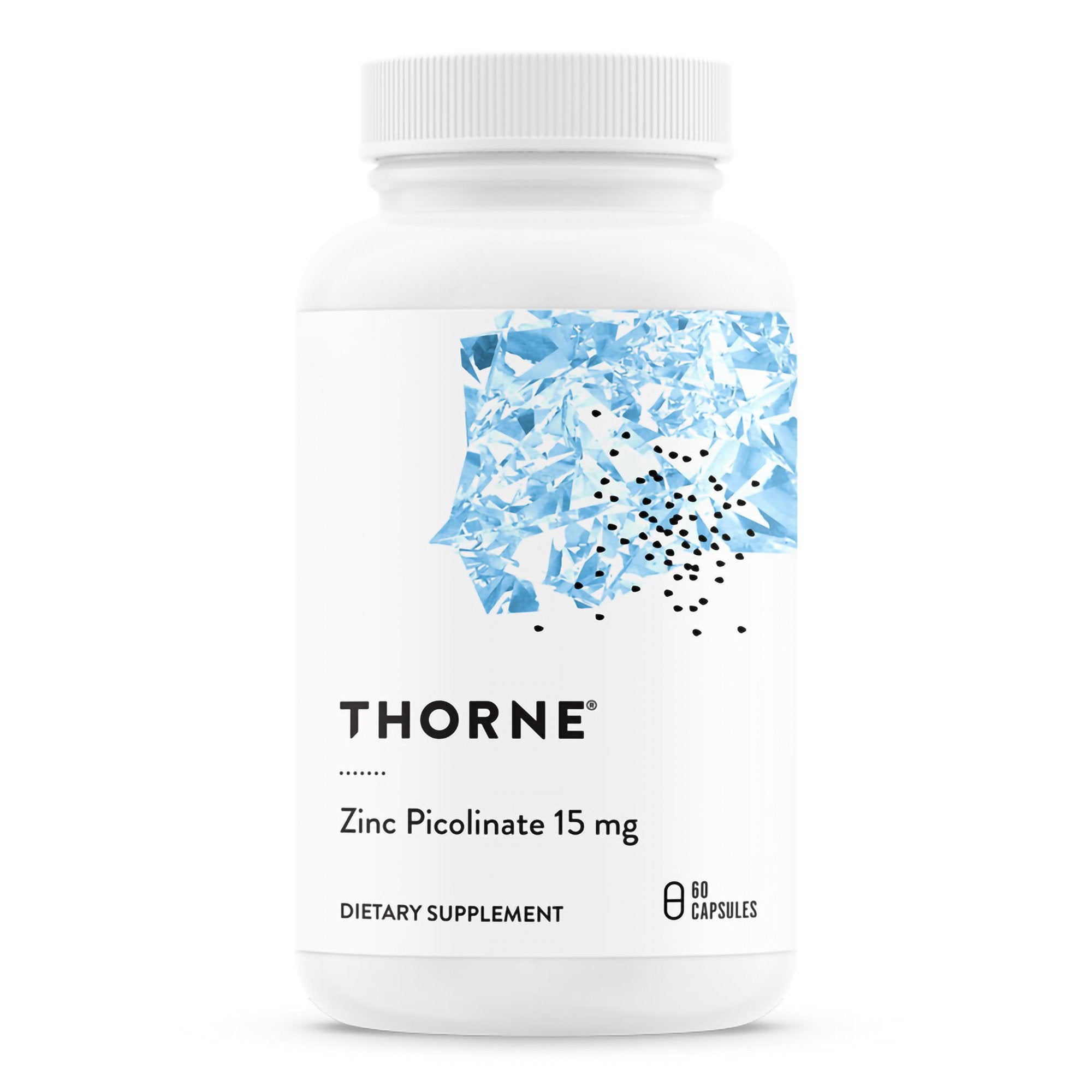 SUPPLEMENT, CAP ZINC PICOLINATE 15MG (60/BT 12BT/CS), SOLD AS 1/BOTTLE THORNE M210