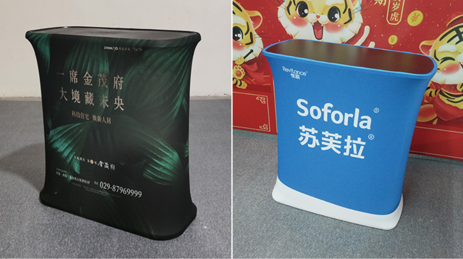 展示会の表彰台