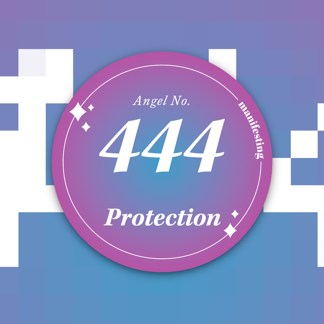 Angel Number Sticker: 444